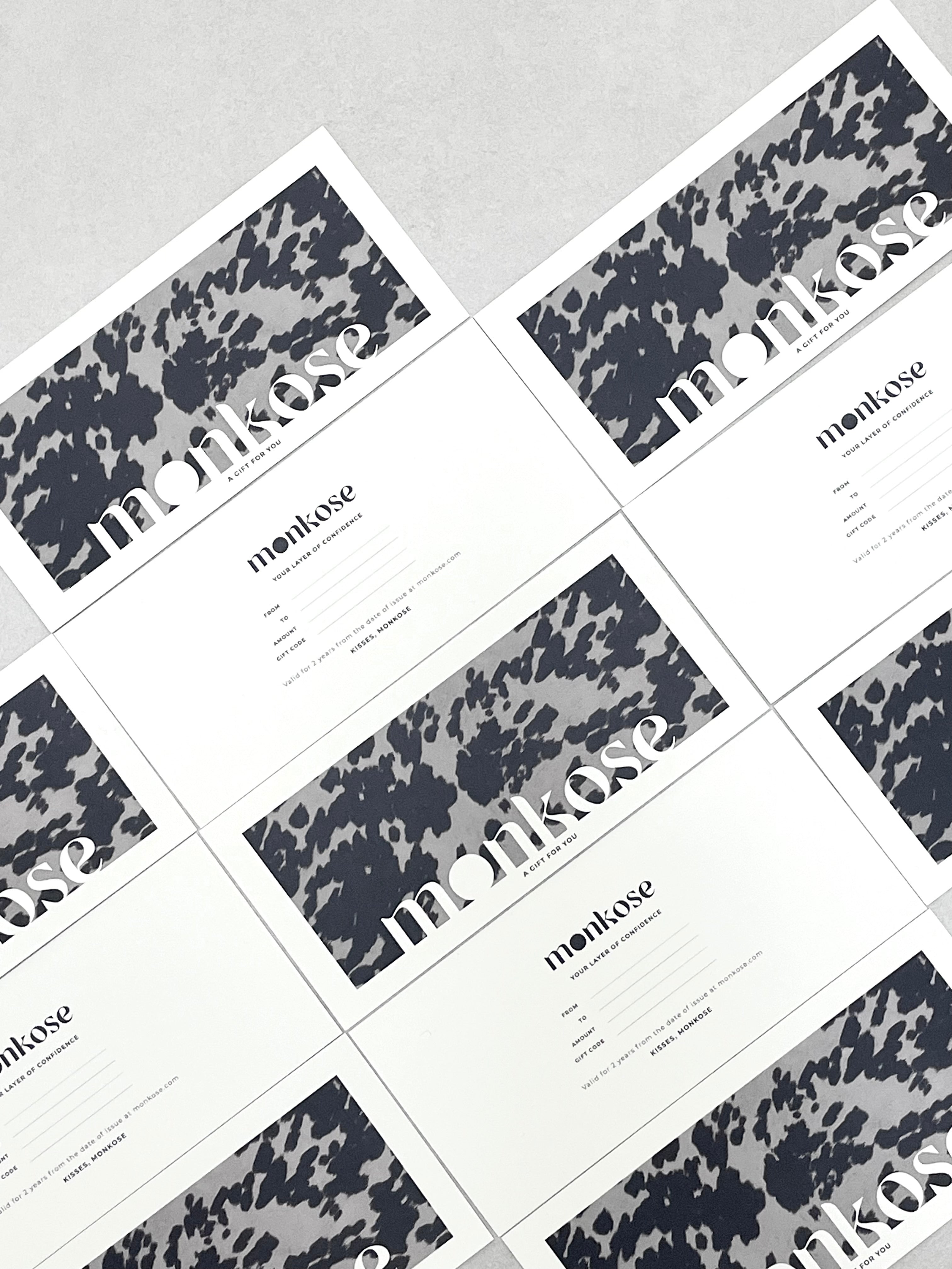 MONKOSE Cadeaubon
